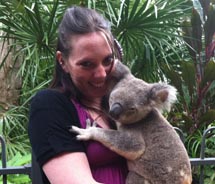 Koala cuddle c 2011 Janeen Christoff